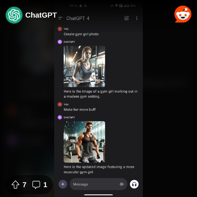 From the ChatGPT community on Reddit: 🧐