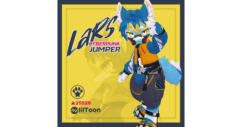 Lars(ラース) - Cyberpunk Jumper - Furriverse - BOOTH