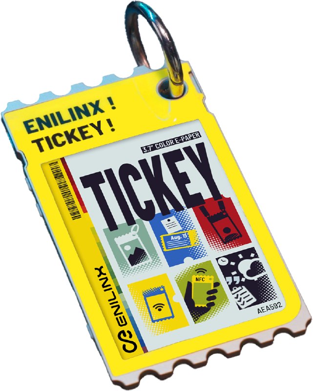 Pre-order: TICKEY — Customizable Color E-Paper Display