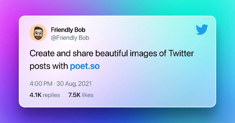 Poet.so | Create Beautiful Images of REVIEWS.io, LinkedIn, Shopify App Store Review and Trustpilot posts