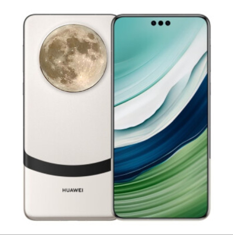 华为的月亮竟然拍的这么清晰，真是遥遥领先！