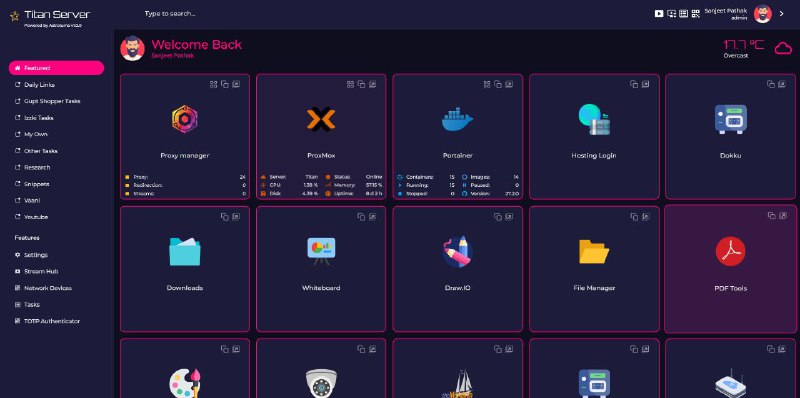 #GitHub #工具⚙️ Astroluma - 功能丰富的自托管仪表盘▎项目功能：仪表盘▎项目介绍：一款强大的自托管仪表盘项目，提供全面的任务和服务管理
