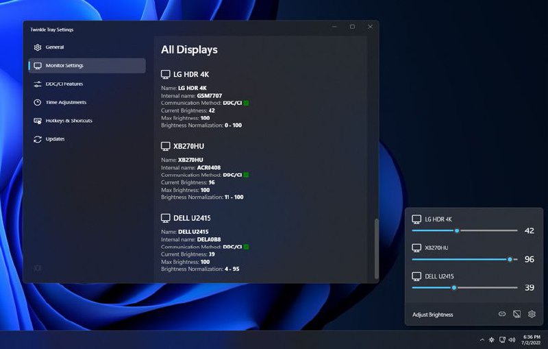 #软件 #工具 #开源🪟 Twinkle Tray - 在系统托盘管理多台显示器的亮度▎软件功能：管理多个显示器亮度▎软件平台：#Windows▎软件介绍：一个 Windows 系统托盘工具，可以轻松调节多个显示器的亮度，特别是针对 Windows 不支持外接显示器亮度调节的情况