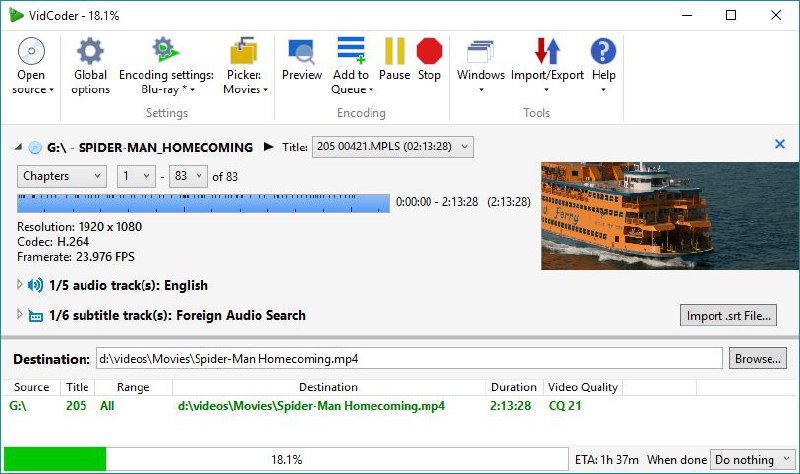 #软件 #工具 #开源💿 VidCoder - Windows 开源 DVD/蓝光翻录和视频转码工具▎软件平台：#Windows▎软件介绍：一款 Windows DVD和蓝光光盘翻录及视频转码工具，采用 HandBrake 作为编码引擎