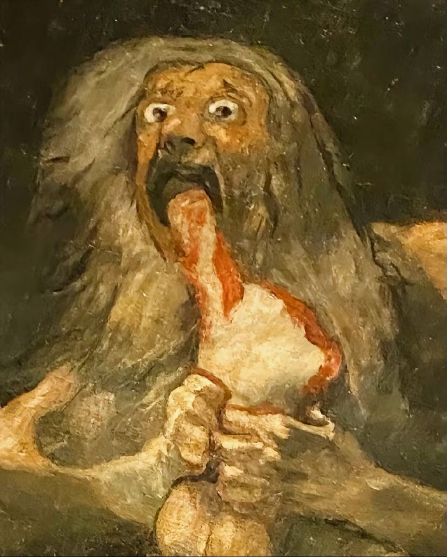 《吞儿的萨图恩》是弗朗西斯科·戈雅的杰作，现藏于马德里普拉多博物馆