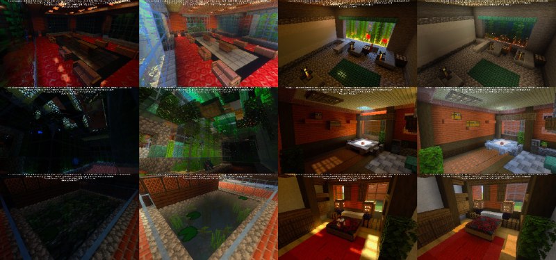 原版光追（左）和Minecraft LIVE March 2025 新推出的官方光影Vibrant Visuals（右）对比，原图在评论区，你们觉得哪个比较好？论画面拟真度个人倾向于原版光追，但Vibrant Visuals性能消耗低而且更适合日常游玩