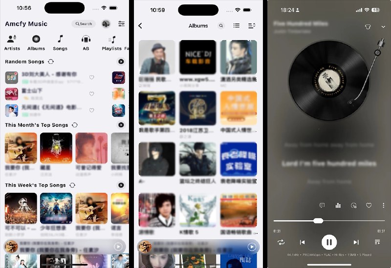⭐️ #软件 #音乐🎵 箭头音乐 - 现代化的高颜值音乐播放器▎软件平台：#Android #iOS▎软件介绍：一款多服务器音乐播放器客户端，用于连接和播放自建或第三方音乐服务器中的内容，它提供完整的音乐库分类浏览、歌词与封面展示、离线缓存、播放记忆