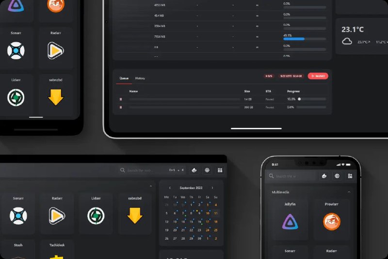 #GitHub #工具🎛 Homarr - 时尚现代化应用和服务器仪表盘▎项目功能：服务器仪表盘▎项目介绍：一个现代化自托管仪表板，旨在简化用户对家庭服务器上 Docker 容器的管理