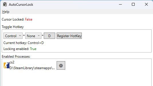 #软件 #工具 #辅助 #开源↖️ AutoCursorLock - 轻量级自动光标锁定工具▎软件功能：鼠标光标锁定▎软件平台：#Windows▎软件介绍：一个实用工具，它可以解决在多显示器环境下玩游戏时防止鼠标光标意外离开游戏窗口的问题