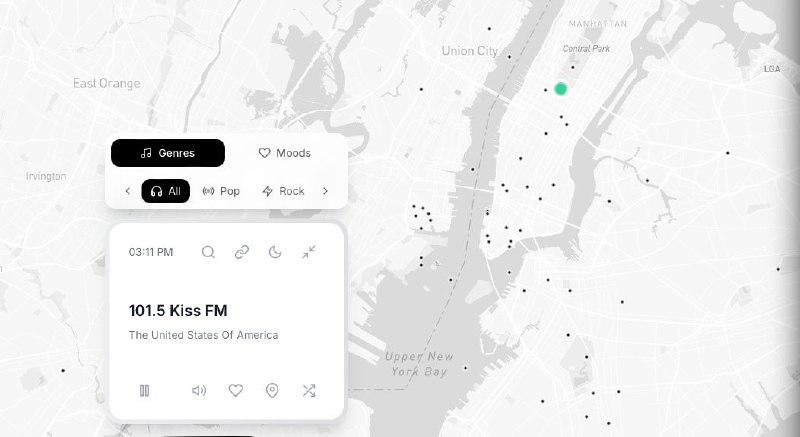 #网站 #播客🛜 Radiocast - 在线收听 8000+ 全球广播▎网站介绍：一个在线广播平台，用户可以通过网页直接收听全球超过 8000 个广播电台