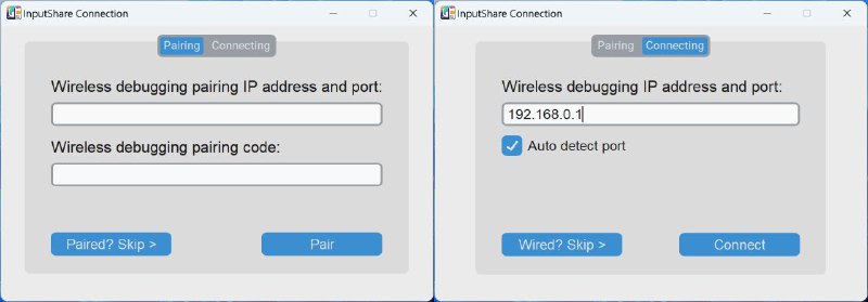 #软件 #工具 #开源💻 InputShare - 与 Android 设备无缝共享计算机的键盘、鼠标和剪贴板▎软件功能：电脑键盘鼠标和剪贴板共享安卓▎软件平台：#Windows▎软件介绍：一款开源软件，它可以通过有线或无线方式将电脑的键盘和鼠标共享给安卓设备