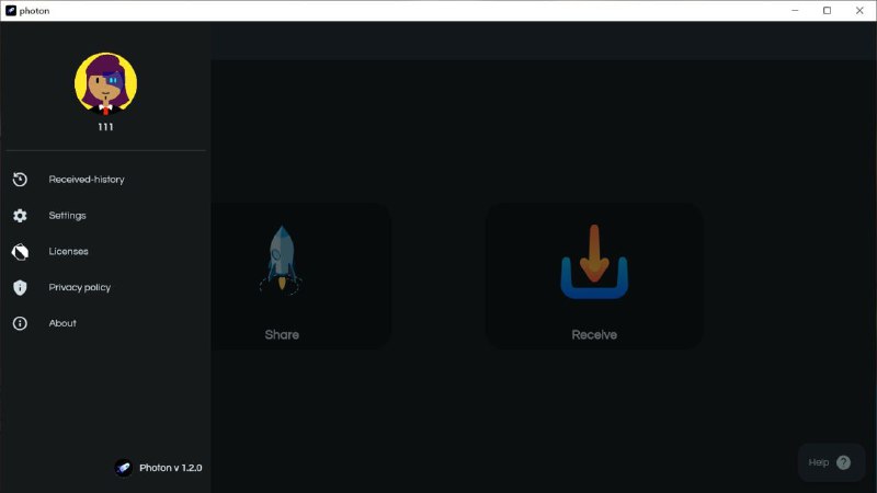 Photon一款基于flutter开发的开源跨平台局域网文件传输工具，不需要连接服务器，支持一次传输多个文件，UI精简美观，性能流畅，广泛兼容Android、Windows、Mac OS和Linux平台，拥有局域网自动扫描和扫码连接两种配对方式，无路由器的情况下可通过手机热点连接