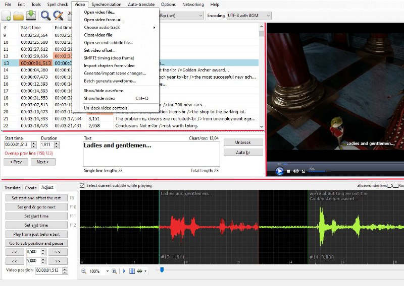 #软件 #工具 #字幕 #开源🎞 Subtitle Edit - 开源跨平台多功能字幕编辑器▎软件功能：字幕编辑▎软件平台：#Windows #macOS #Linux▎软件介绍：一款开源字幕编辑器，可以创建、修改和转换字幕文件，支持多种格式，并提供视频预览、音频波形显示、自动翻译等功能