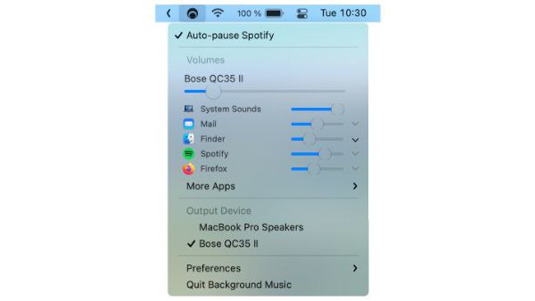 #软件 #工具 #开源😶 Background Music - macOS 音频控制工具▎软件功能：音频控制▎软件平台：#macOS▎软件介绍：一款开源 macOS 工具，可以让用户独立控制每个应用程序的音量，不影响系统整体音量，它还能在播放其他音频时自动暂停音乐，适合需要在不同任务间切换的用户