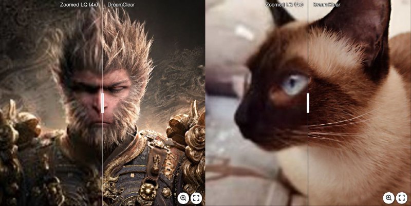 #GitHub #图像 #工具🖼 DreamClear - 开源图像超分修复框架▎项目功能：图像修复▎项目介绍：一个真实图像恢复项目，通过隐私保护的数据集筛选实现高质量图像复原