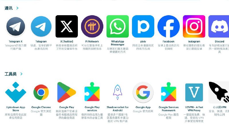 #网站 #软件🛒 Uptodown - 完全免费的第三方应用商店▎网站介绍：一个面向全球用户的第三方应用软件下载平台，支持 Android、Windows、Mac 等系统超过 30 万款应用在线下载，提供海量正版软件与历史版本的免费下载