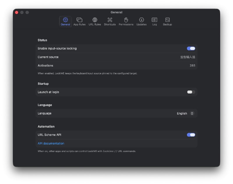 ⭐️ #软件 #工具⌨️ LockIME - macOS 输入法锁定工具🗂 软件平台：#macOS🗂 软件介绍：一款 macOS 输入法管理工具，主要用于防止系统或应用程序自动切换输入法