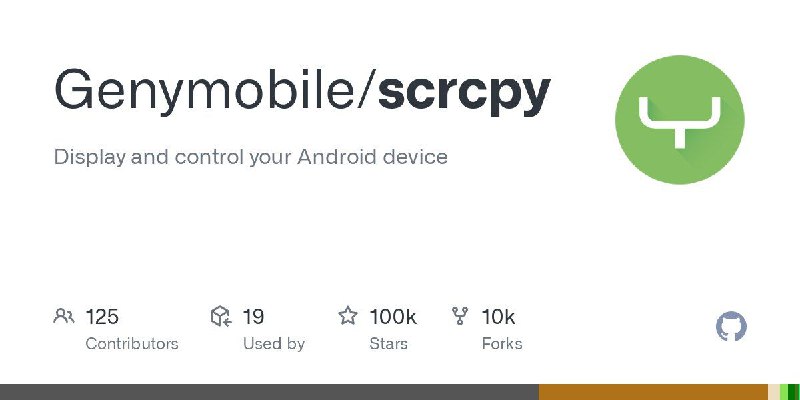 scrcpy#github #开源 #Windows #Android #投屏显示和控制Android设备项目地址：