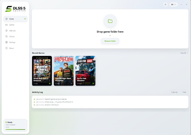 DLSS 5 Swapper#Windows #dlss #tools #github安装，调整和恢复DLSS 5在您的游戏中只需点击一下