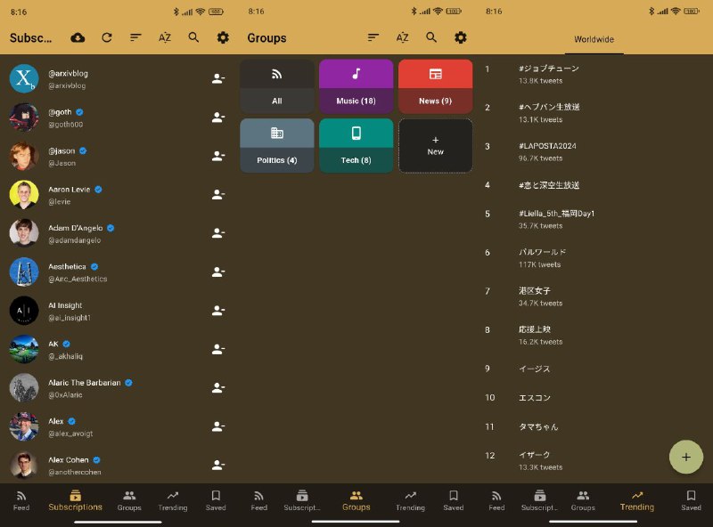 #软件 #开源 #第三方🐤 Squawker - 开源 Twitter/X 第三方客户端▎软件功能：Twitter/X 第三方客户端▎软件平台：#Android▎软件介绍：一款开源注重隐私的 Twitter/X 客户端，设计上避免数据跟踪，所有信息都存储在本地