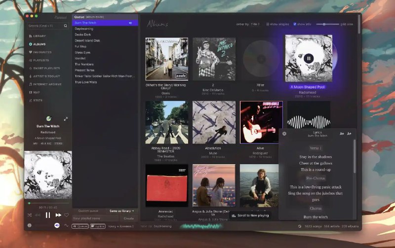 #软件 #开源 #音乐 #播放器🎵 Musicat - 开源跨平台本地音乐播放器▎软件功能：音乐播放器▎软件平台：#Windows #macOS #Linux▎软件介绍：一款针对本地音乐库设计的简洁桌面音乐播放器和标签编辑器，支持多种音频格式如 MP3、FLAC、WAV、AAC、OGG 等