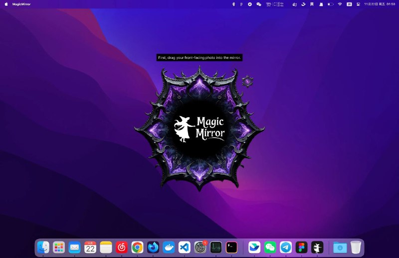#软件 #工具 #开源 #AI🎭 MagicMirror - 一键 AI 换脸、发型、穿搭▎软件功能：AI 换脸、发型、穿搭▎软件平台：#Windows #macOS▎软件介绍：一款开源一键 AI 换脸、发型、穿搭工具，打开安装包，拖张照片进去就能一键换脸，无需配置各种复杂参数