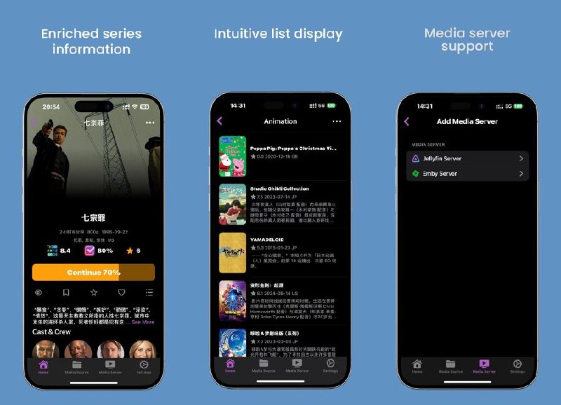 #软件 #网盘 #播放器🎞 BoxPlayer - 免费强大多功能视频播放器▎软件平台：#iOS▎软件介绍：一款精美的 iPhone 和 iPad 视频播放器，支持 MP4、MKV、MOV 等格式，无需转换即可流畅播放，支持 iCloud 同步