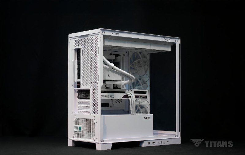 #视野装机猿背插主板正面无接口，简洁大气哟