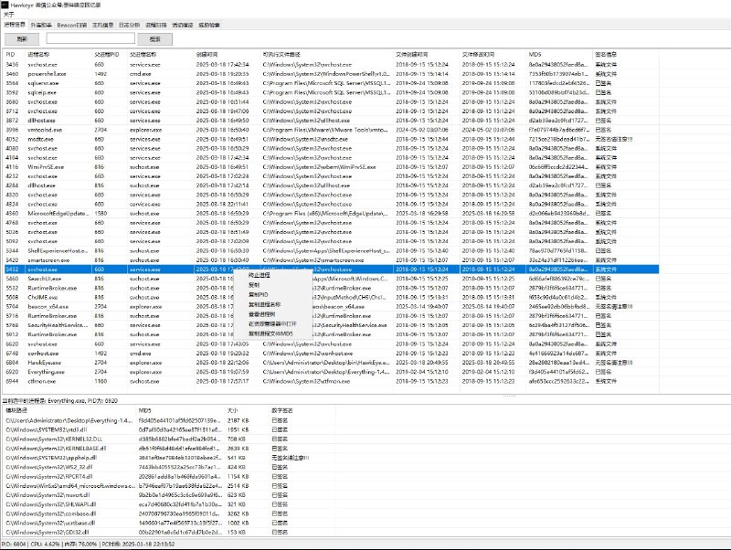 #软件 #工具🦅 Hawkeye - Windows 综合应急响应分析工具▎软件平台：#Windows▎软件介绍：一个图形化 Windows 安全分析工具，涵盖常见 Windows 安全分析场景，能够有效的发现 Windows 主机存在的安全威胁