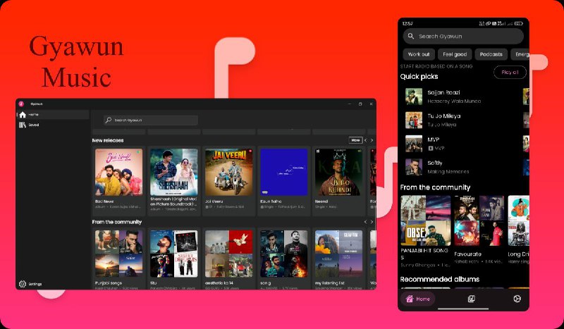 #软件 #音乐 #开源 #第三方🍡 Gyawun Music - YouTube Music 第三方客户端▎软件平台：#Android #Windows▎软件介绍：一款第三方 YT Music 客户端，它可以播放 YT Music 中的任何高品质歌曲
