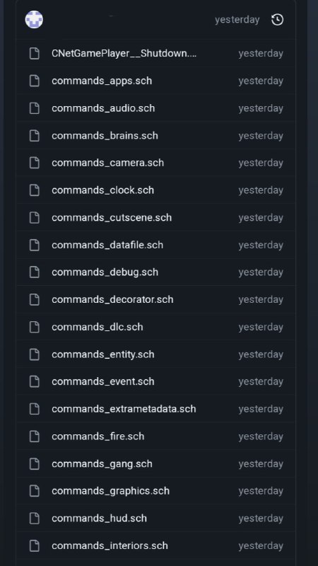 GTA6源码，貌似都是些逻辑文件，没啥意思