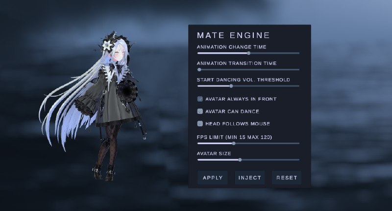 #软件 #工具 #开源📸 Mate Engine - VRM 桌面虚拟伴侣应用▎软件平台：#Windows▎软件介绍：一款桌面虚拟伴侣引擎，支持加载自定义 VRM 模型虚拟形象，提供待机、拖拽、舞蹈、点击等多种互动动画效果