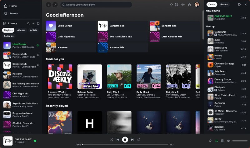 ⭐️ #软件 #音乐🎵 Fastpotify - 轻量级 Spotify 桌面客户端🗂 软件平台：#Windows #macOS #Linux🗂 软件介绍：一款第三方 Spotify 客户端，通过 librespot 实现音乐播放，它提供音乐库浏览、搜索、歌单、收藏、专辑、艺人和播客功能