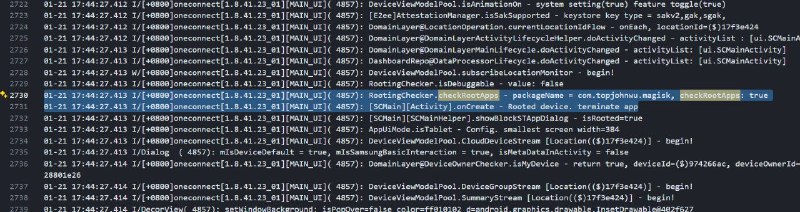 SmartThings会检测设备是否root，而且检测方法特别草台班子，就是检查有没有安装root相关的应用程序