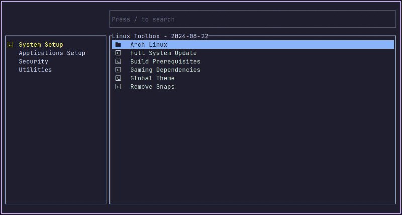 #软件 #工具 #开源👩‍💻 Linutil - 实用方便的 Linux 工具箱▎软件功能：Linux 工具箱▎软件平台：#Linux▎软件介绍：一个与发行版无关的 Linux 工具箱，旨在简化日常 Linux 任务，可以帮助用户设置应用程序并优化系统性能