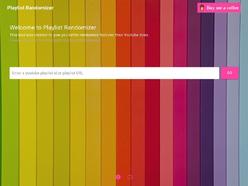 Playlist Randomizer#music #github #开源 #YouTubeThis tool was created to give you better randomize features than Youtube does网站地址：