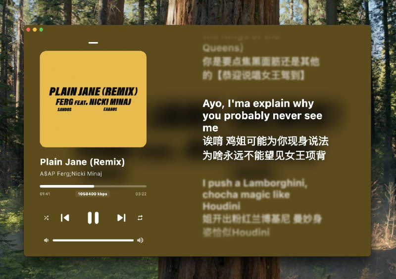 ⭐️ #软件 #开源 #播放器🎵 LZF Music - 优雅的 Flutter 音乐播放器▎软件平台：#Windows #macOS▎软件介绍：一款跨平台音乐播放器，界面设计优雅简洁，整体风格类似 Apple Music