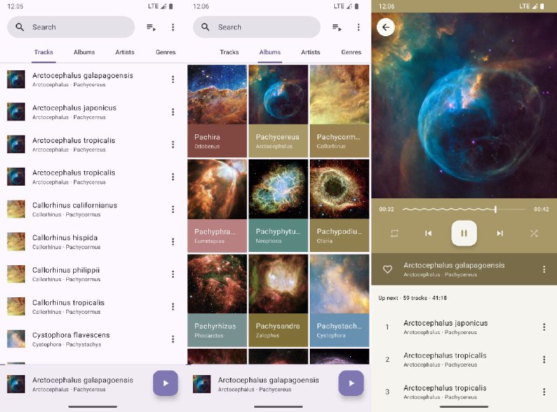 #软件 #音乐 #开源 #播放器🎶 Phocid - 开源 Android 本地音乐播放器▎软件平台：#Android▎软件介绍：一款适用于 Android 11 及以上版本的现代离线音乐播放器，采用 Material Design 3 设计，提供直观的用户体验