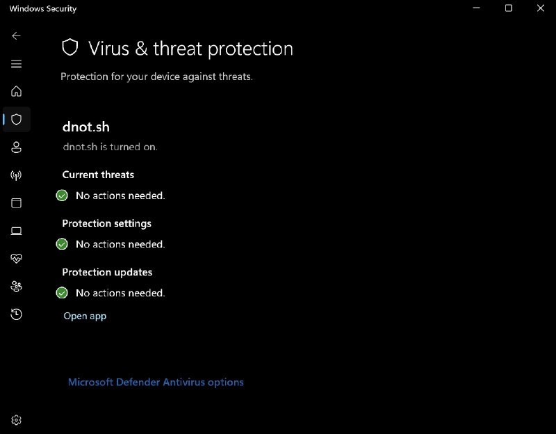 #软件 #工具 #开源💻 defendnot - 禁用 Windows Defender▎软件平台：#Windows▎软件介绍：一个 Windows 工具，通过注册虚假杀毒软件信息禁用 Windows Defender
