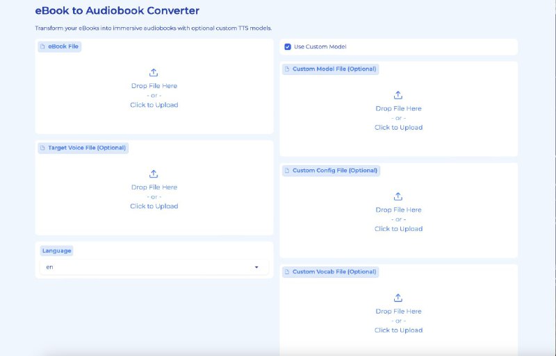 #GitHub #工具 #电子书📚 ebook2audiobook - 电子书转有声读物▎项目功能：电子书转有声读物▎项目介绍： 一个开源项目，旨在通过 Calibre 和 Coqui XTTS 将电子书转换为有章节和元数据的有声书