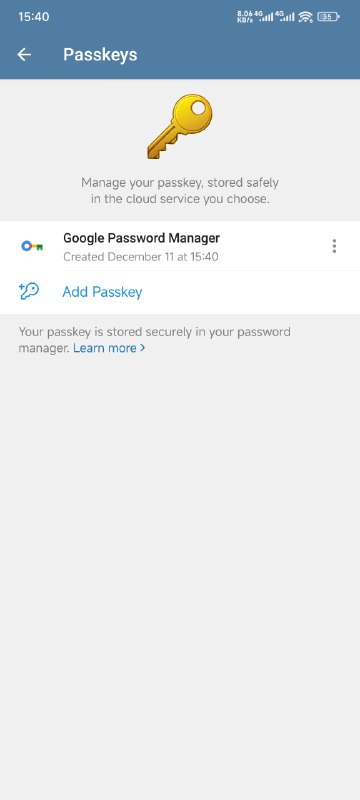 小米设备 Passkey 没有任何阻挡我特意清空了所有的passkey 因为我iOS上面也搞了一遍小米设备 Passkey 没有任何阻挡我特意清空了所有的passkey 因为我iOS上面也搞了一遍