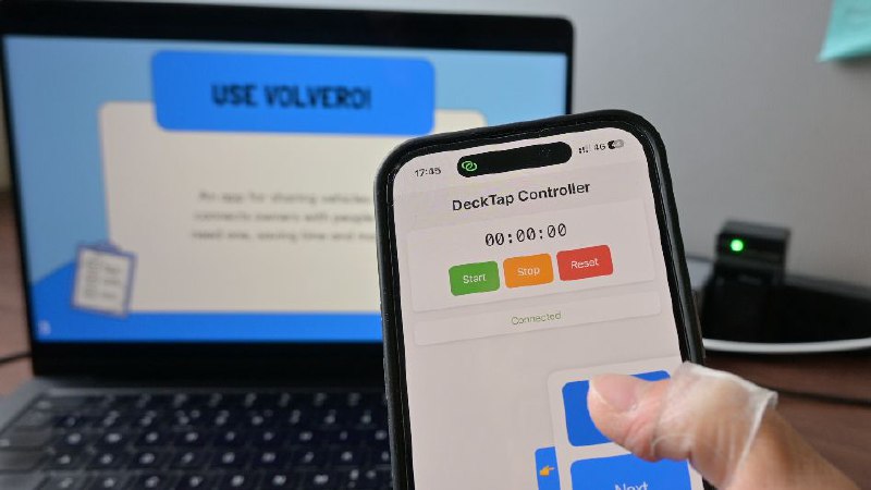 #GitHub #工具🌐 DeckTap - 局域网演示文稿遥控工具▎项目介绍：一个轻量级演示文稿遥控工具，允许用户通过手机浏览器在局域网中远程控制幻灯片播放