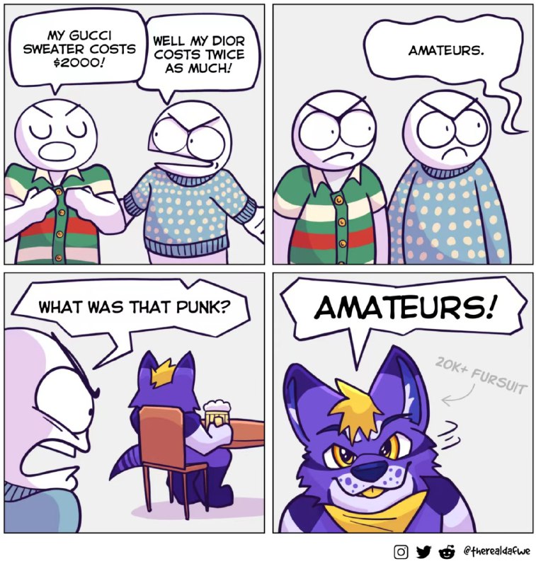 还好我是纯二次元福瑞控，对三次元兽装不感兴趣