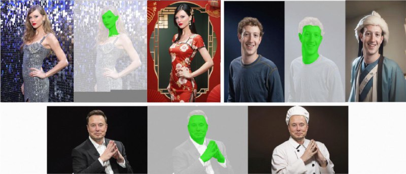 #GitHub #AI #图像 #工具😀 ReplaceAnything - 高质量图像替换工具▎项目功能：图像替换▎项目介绍：一个由阿里巴巴集团开发的实现高质量图像内容替换工具