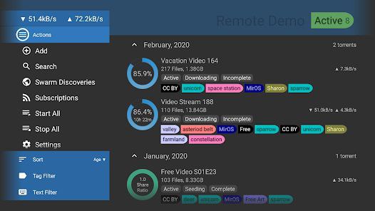 #软件 #开源 #BT🎮 BiglyBT - 无广告开源种子下载客户端▎软件功能：种子下载器和远程管理工具▎软件平台：#Android▎软件介绍：一款开源功能齐全的 bittorrent 客户端和遥控器，针对手机、平板电脑、Chromebook 和 Android 电视进行了优化