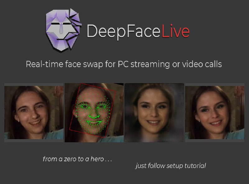 DeepFaceLive#deepface #github #GAN利用deep fake这类技术，也就是GAN（生成式对抗网络：Generative Adversarial Networks），通过调用生成式对抗网络来创建虚假的视频或者内容，具体过程就是先通过卷积神经神经网络找到视频中的人脸，再通过对目标人物，鼻子嘴巴之类的关键点进行定位，然后把需要替换的人脸数据一一映射过去，在映射过程中就会用到生成对抗网络，该网络中的生成器和判别器相互竞争编程器尝试创建逼真的人脸图像，判别器则努力区分背身出来的人，这样一来一回就可以让生成器创建的图像越来越逼真，更加贴合原视频，达到以假乱真的目的