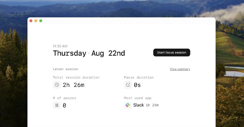 #软件 #工具🕙 Trace - macOS 应用使用时间跟踪工具▎软件功能：应用使用时间跟踪▎软件平台：#macOS▎软件介绍：一款免费应用时间追踪工具，通过内置的活动监控，记录用户打开的所有应用程序，并提供每日和每月的使用情况概览