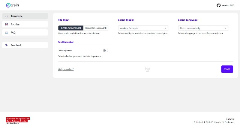 #软件 #工具 #开源💬 aTrain - 跨平台本地化语音转录工具▎软件平台：#Windows #macOS #Linux▎软件介绍：一个本地语音转录工具，结合了 OpenAI Whisper 和 pyannote.audio，实现高精度的语音识别与说话人分离