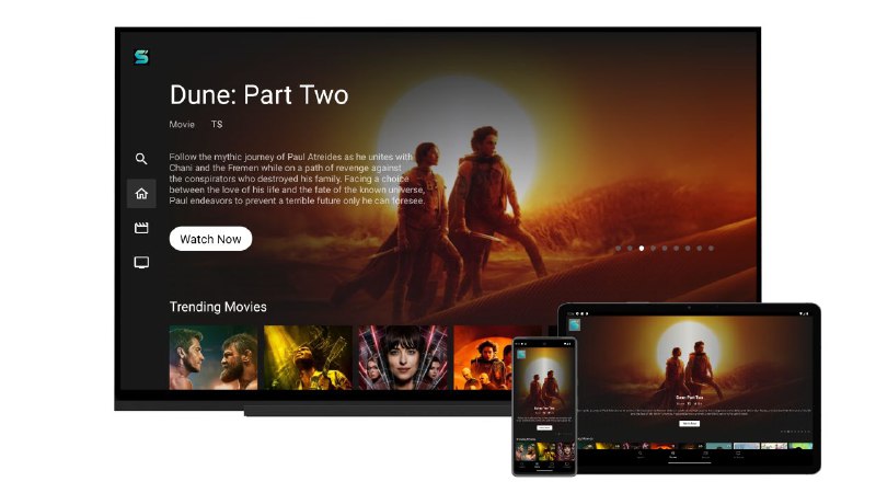 #软件 #影视 #开源📺 Streamflix - 免费开源电影剧集流媒体应用▎软件功能：影视流媒体▎软件平台：#Android #TV▎软件介绍：一款支持 Android 移动端和 TV 的开源流媒体应用，无需注册或付款，并提供多种语言字幕