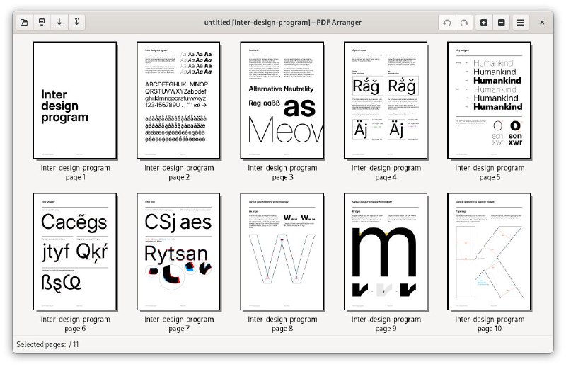#软件 #工具 #开源📑 PDF Arranger - 轻量级 PDF 页面编辑工具▎软件平台：#Windows #macOS #Linux▎软件介绍：一款跨平台的 PDF 页面编辑工具，支持通过图形界面对 PDF 文件进行合并、拆分、旋转、裁剪、重排等操作